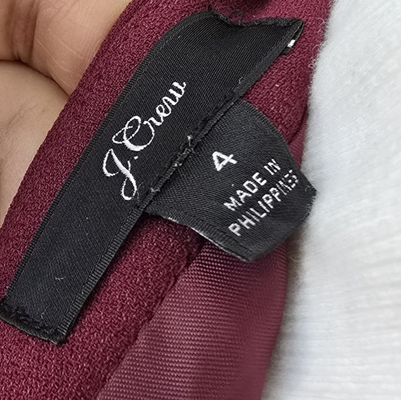 J.Crew Burgundy Skirt - Size 4 | NWOT - Picture 5 of 6